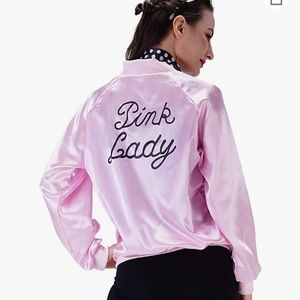 Halloween costume Pink Lady jacket and scarf